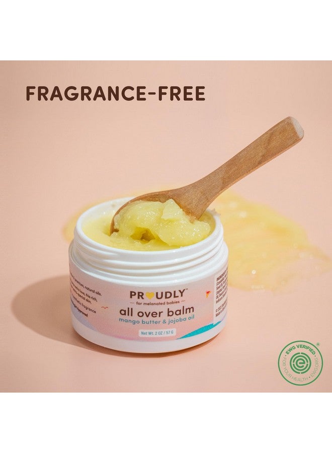 PROUDLY All Over Balm by Gabrielle Union & Dwyane Wade, Helps Relieve Cradle Cap & Eczema, for Black & Brown Babies, Dry, Sensitive Skin, Frangrance Free, 2-Pack (2 oz each) - Image 2