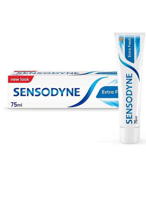 Sensodyne Extra Fresh New Look Toothpaste 75ml Refresh Your Smile
