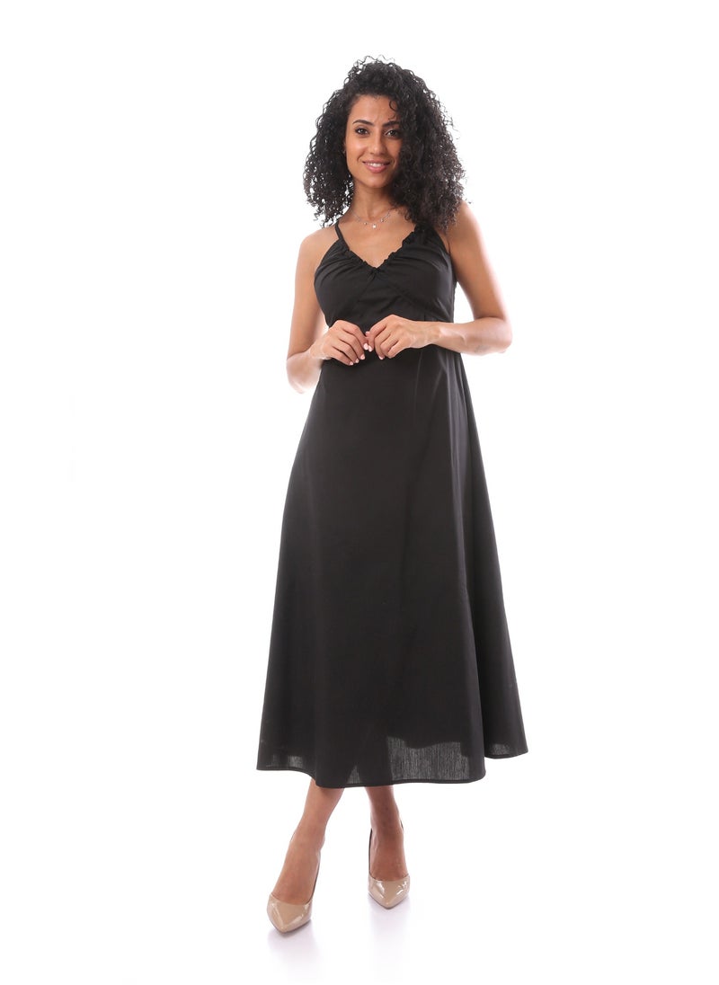 MERCH Cotton Beach Dress With Straps  - Image 1
