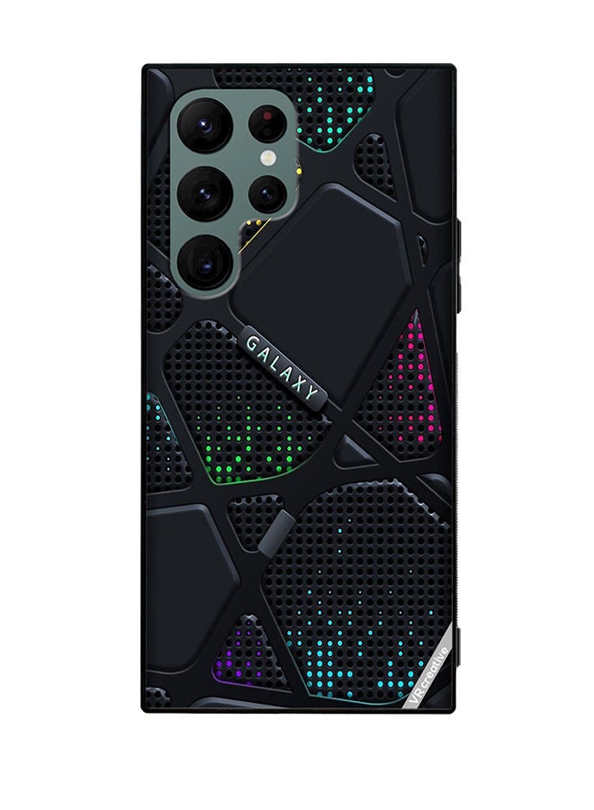 VR CREATIVE Protective Case Cover For Samsung Galaxy S22 Ultra 5G Galaxy Design Multicolour - Image 1