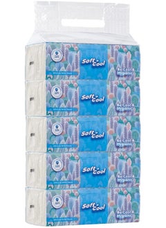 Soft n Cool Soft N Cool Facial Tissue Nylon Pack 200 Sheets 2Ply, 5 Boxes  - Image 5