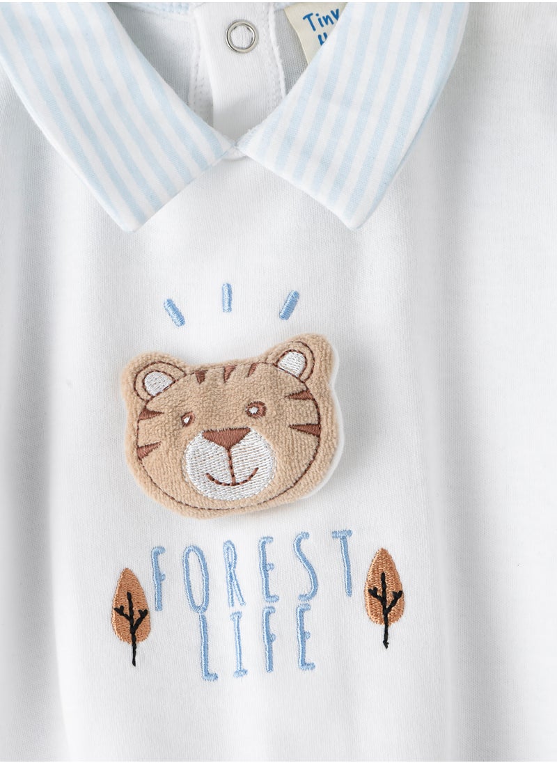 Tiny Hug Long Sleeve T-Shirt and Pyjama Set of Cotton for Boys, Soft and Comfortable Cotton Pajama Set for Kids, Perfect for Everyday Wear  - Image 3