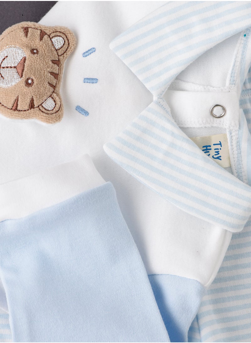 Tiny Hug Long Sleeve T-Shirt and Pyjama Set of Cotton for Boys, Soft and Comfortable Cotton Pajama Set for Kids, Perfect for Everyday Wear  - Image 4