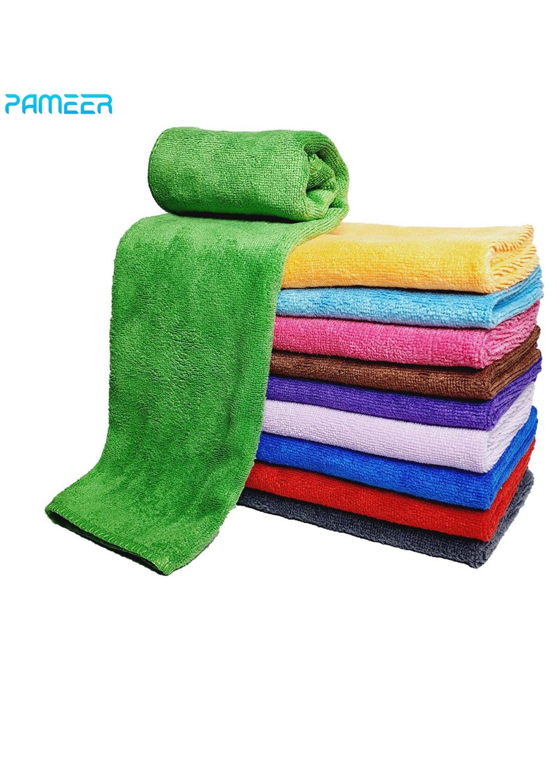 PAMEER Premium Microfiber Cleaning Towels 38 x 38cm, Improved 300gsm/480gm Ultra Thick Microfiber Cleaning Cloth, Scratch & Lint Free, Multi-Purpose Reusable Cleaning Rags for Home/Kitchen use. (5-Pack) - Image 1