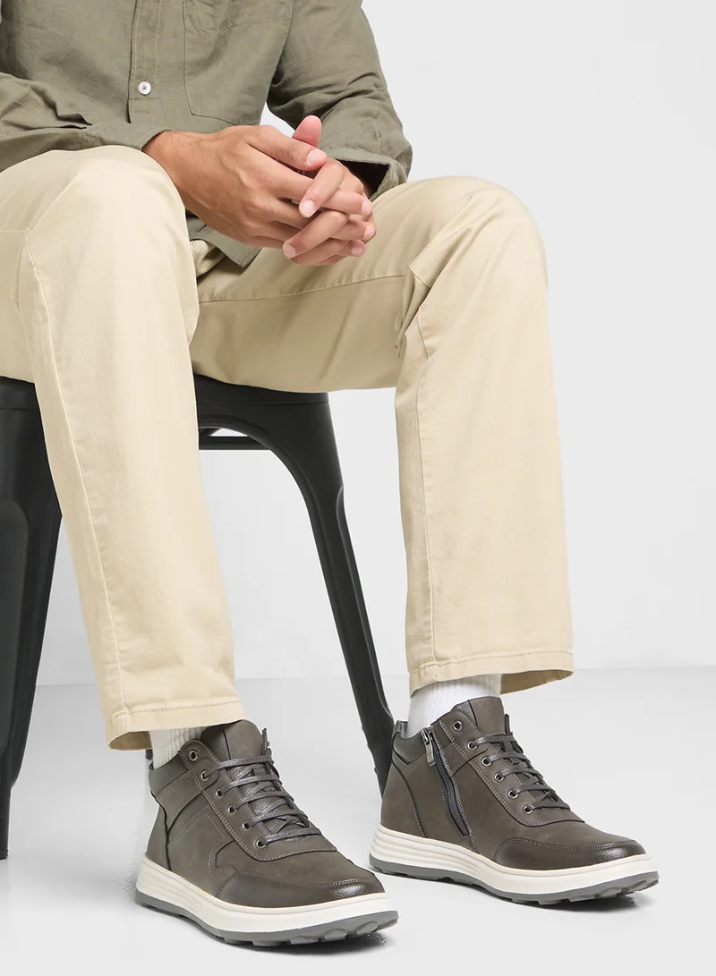 Robert Wood Smart Casual High Top Sneakers