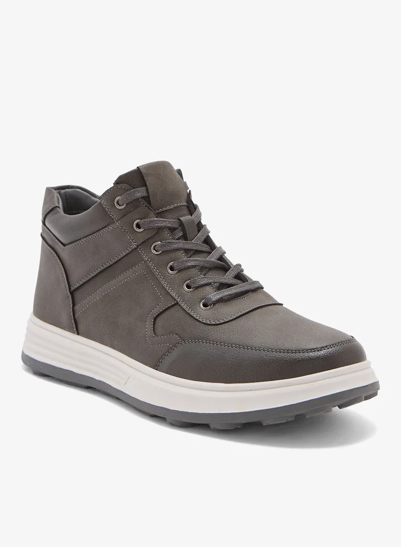 Robert Wood Smart Casual High Top Sneakers
