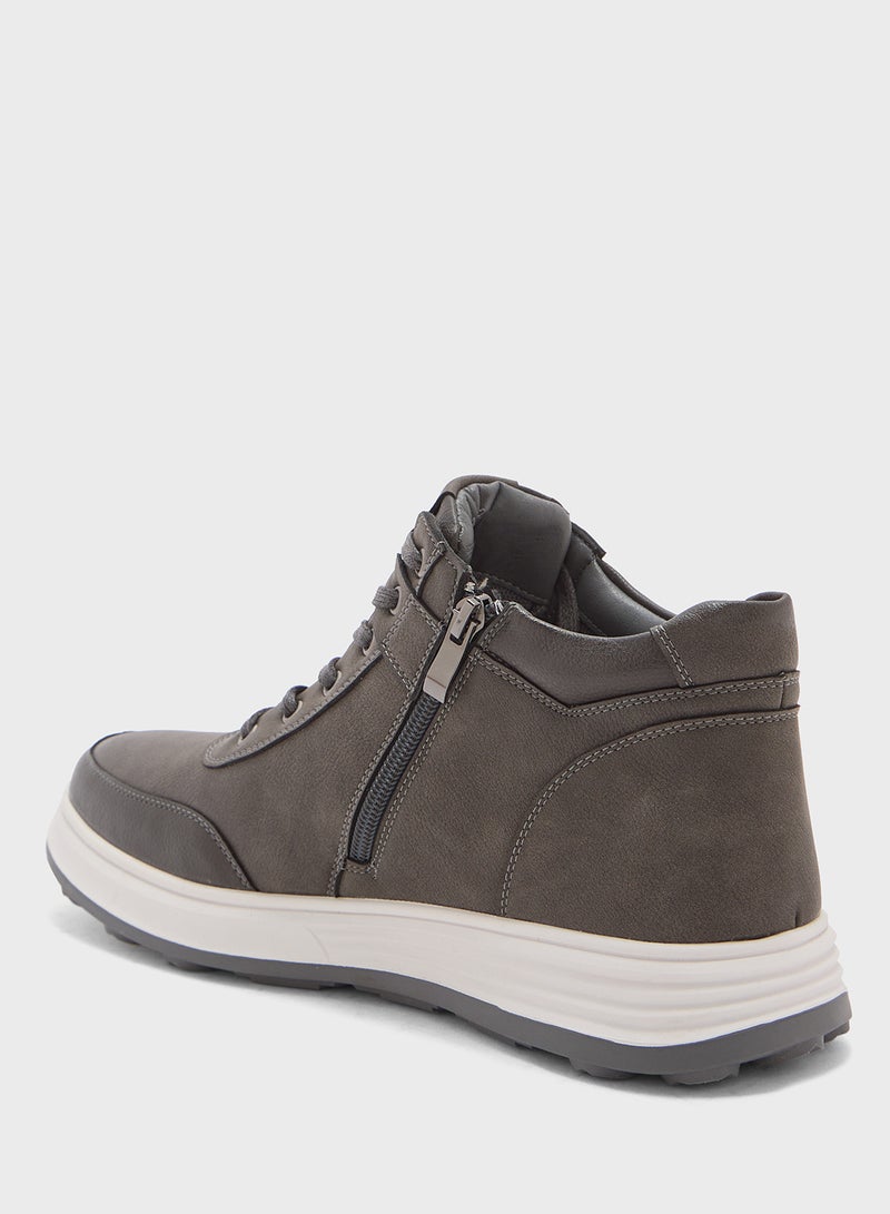 Robert Wood Smart Casual High Top Sneakers  - Image 3