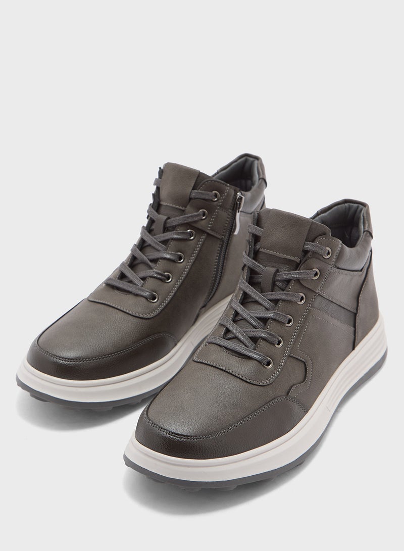Robert Wood Smart Casual High Top Sneakers  - Image 4