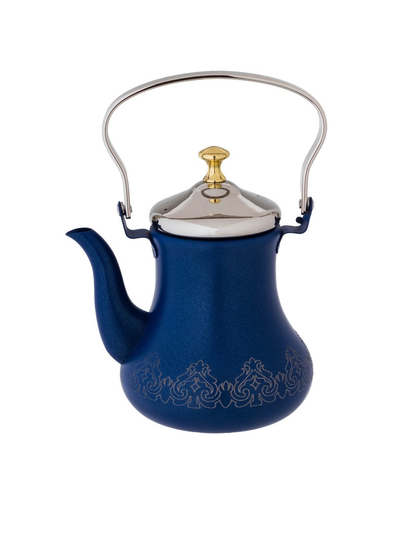 Hic Moroccan Teapot Stainless Steel Top Handle 0.90 L Blue Color  - Image 1
