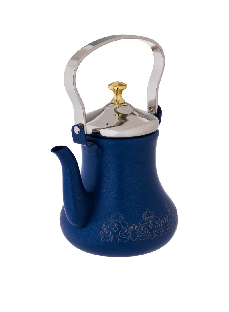 Hic Moroccan Teapot Stainless Steel Top Handle 0.90 L Blue Color  - Image 2