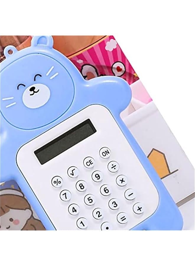 Portable Cute Bear sty1e 8 Digit Calculator Mini Cartoon Calculator with Rubber ons , Calculator , Calculator , Portable Cute Bear sty1e 8 DigCute Caculatators Caculatator Studen - Image 4
