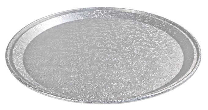 HANDIFOIL 16 ROUND FLAT DISPOSABLE ALUMINUM CATERING SERVING TRAY PLATTER 25PK PACK OF 25