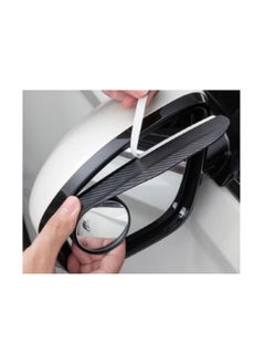 Agc Car Mirror Rain Guard with 2-Piece 360 ​​Degree Adjustable Round HD Side Mirror  - Image 2