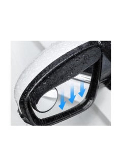 Agc Car Mirror Rain Guard with 2-Piece 360 ​​Degree Adjustable Round HD Side Mirror  - Image 4