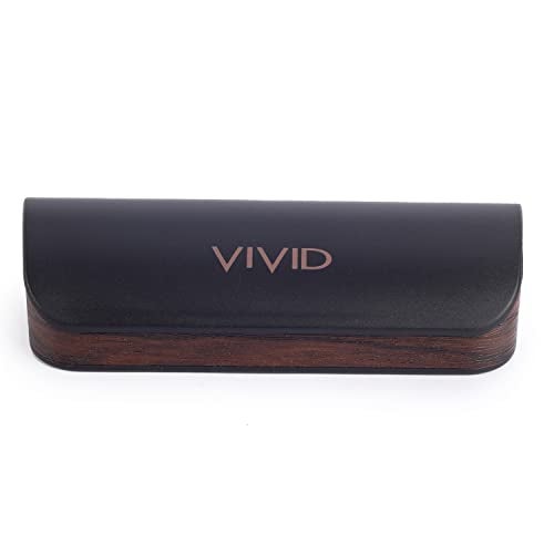 VIVID Vision Unisex Adult Lightweight Eyewear Specs Case Cover | Protect Eye Glasses | ABS | Plastic | Spectacles | Cases | AP-276 | Black-Brown - Image 5