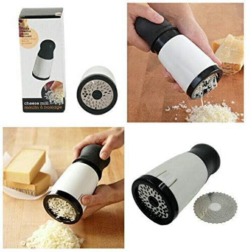 PIHARVA Cheese Mill Graters Grinder Stainless Steel Chocolate Cutter Chopper Kitchen Seasoning Grinding Baking Slicer Gadget Tool Portable Manual Multi Purpose Pack of 1 - Image 2