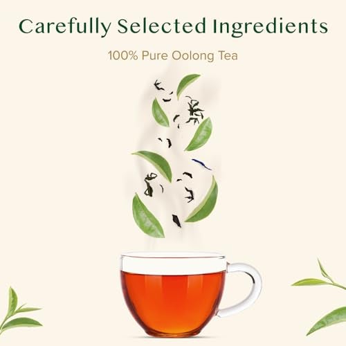 VAHDAM High Mountain Oolong Tea Bags 100 Count Non GMO Gluten Free  High Grown Oolong Tea Leaves  Light  Floral  Resealable Ziplock Pouch - Image 5