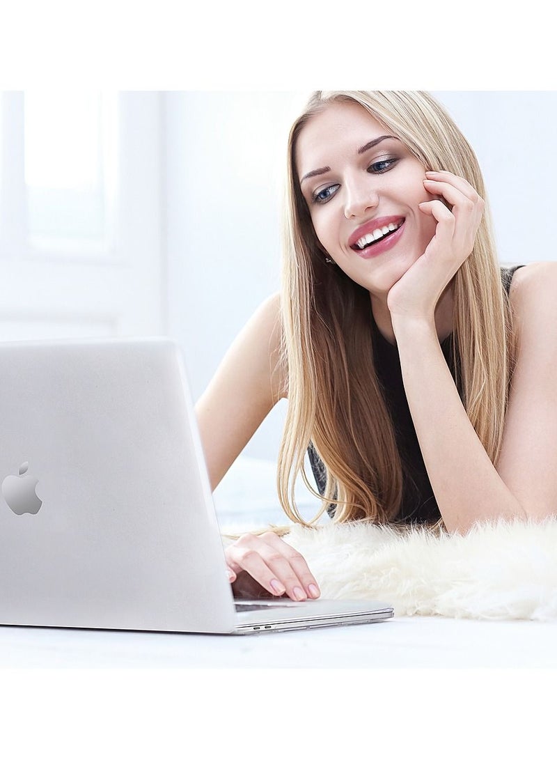 CATANES MacBook Air 13-inch Model A1369 (2011) Protective Case Hard Shell Laptop Cover Front and Back Sleeve Case White - Image 3