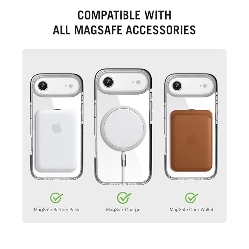 DailyObjects Stride Clear 2.0 Magnetic Case Cover Compatible with iPhone Air | Wireless Charging Slim Back Cover | 2 Layer Edge Protection & Shockproof - Image 4