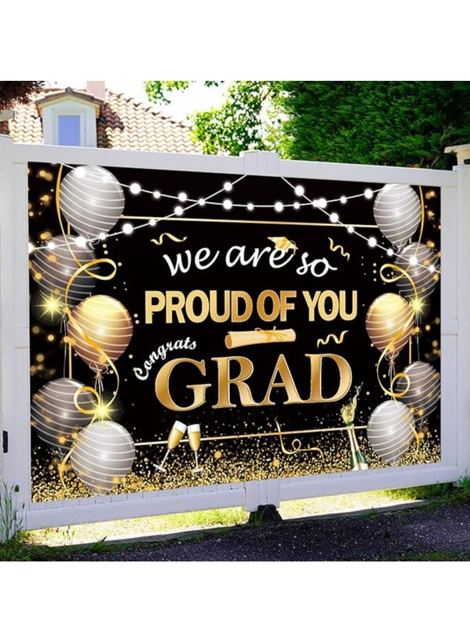 Generic 180*115cm 2025 Graduation Celebration Poster Backdrop Banner Wall Decoration  - Image 5