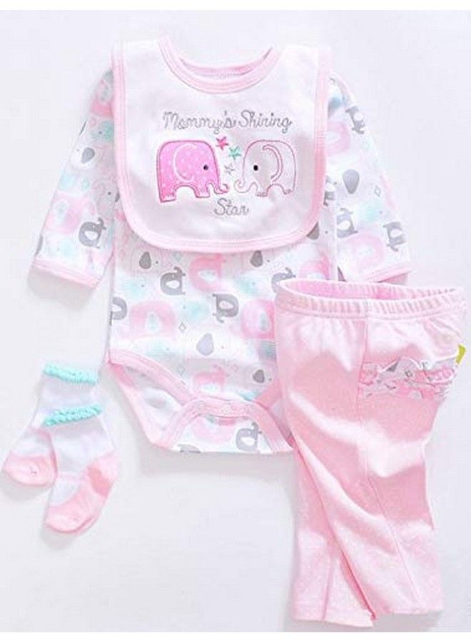 Pedolltree Reborn Baby Doll Clothes Baby Girl Doll Clothing Outfit Accessories 4 Pices Sets For 20 23 Inches - Image 1