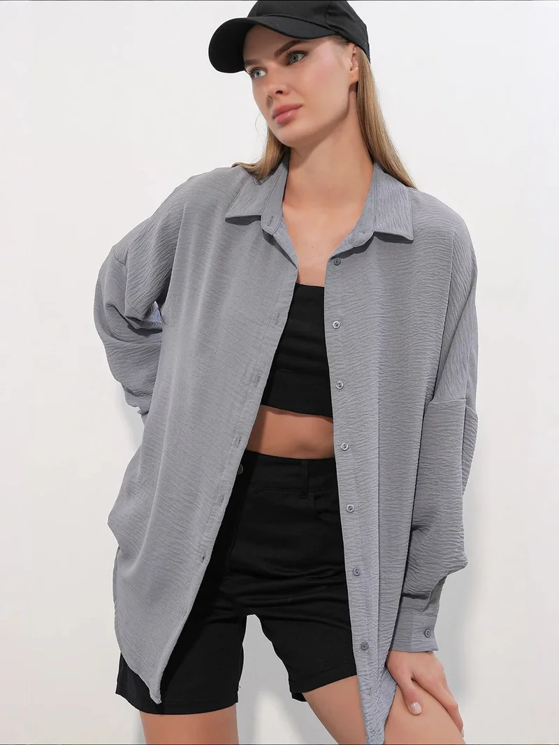 BDART Women's Oversized Long Shirt