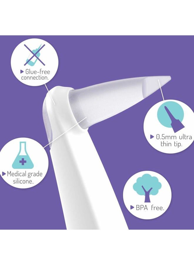 KLEO Baby Dental Pick, Safe and Soft for Teeth Cleaning, Medical Grade Silicone Toothpick for Children, Kids Flossing Tool, Can Be Sterilized by Boiling Water or Dishwasher. - Image 2