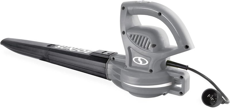 Sun Joe Corded Electric Leaf Blower Machine, 155 MPH, 260 CFM, 6-Amp Motor, Gray - Portable and Lightweight Gardening Equipment for Yard Care and Lawn Maintenance, SBJ597E-GRY - Image 1