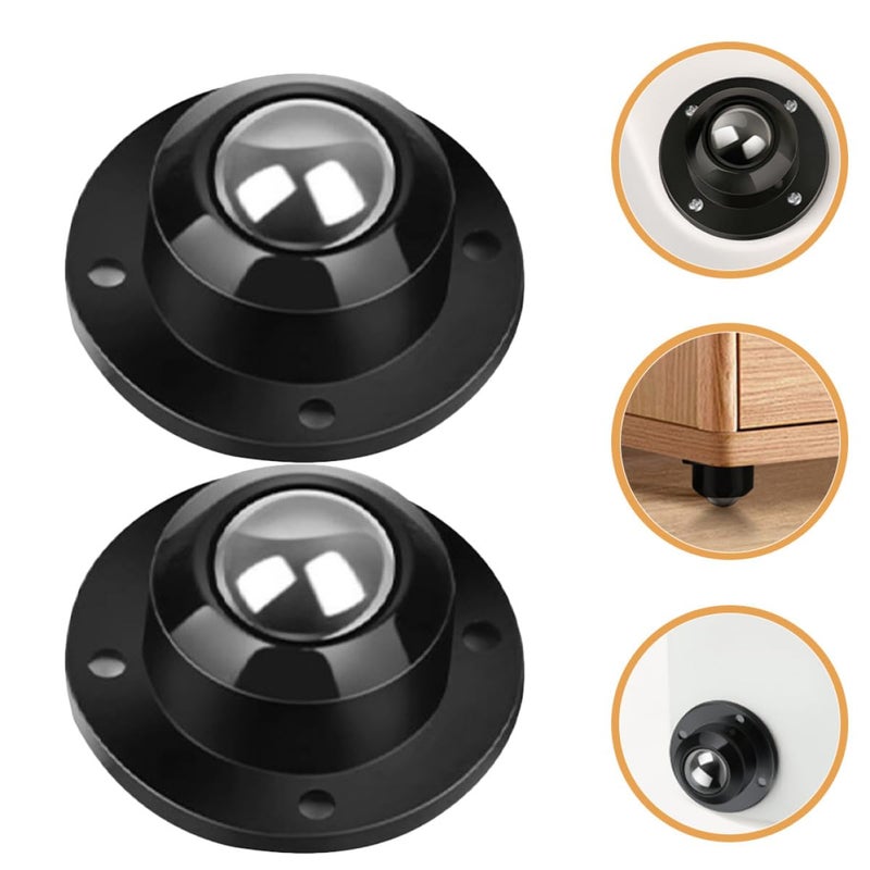 8Pcs Mini Swivel Caster Wheels Stainless Steel For Furniture Storage Box Quiet Smooth Movement - Image 3