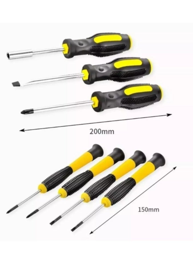Joyelink 108-Piece Household Mechanic Tool Set – Complete Home & Car Tool Kit with Sockets, Wrenches, Screwdrivers & Hammer – Durable Hand Tools in Portable Storage Case - Image 2