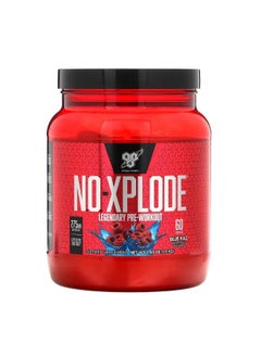 BSN BSN N.O. Xplode Legendary Pre Workout Blue Raz 2.45 lb 1.11 kg  - Image 1