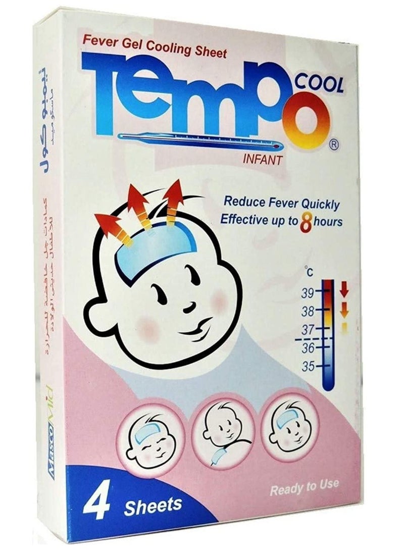 TEMPO Infant Children's Cool Gel to Reduce Body Temperature