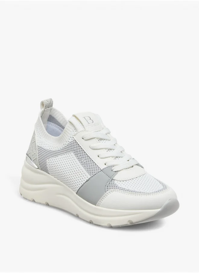 Flora Bella By Shoexpress Panelled Lace-Up Sneakers