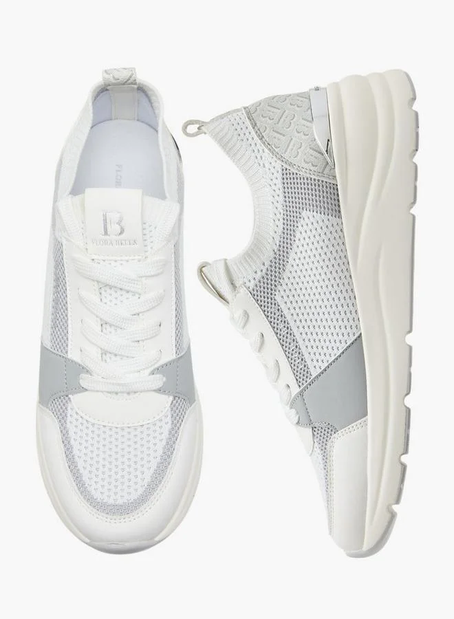 Flora Bella By Shoexpress Panelled Lace-Up Sneakers