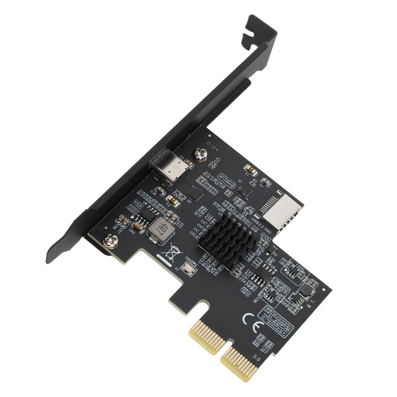 بطاقة توسعة USB 3.2 PCIE 2X بسرعة نقل عالية تصل إلى 10 جيجابت في الثانية - شريحة ASMedia ASM3142 ومنافذ من النوع C والنوع E لأنظمة ويندوز ولينكس - Image 5