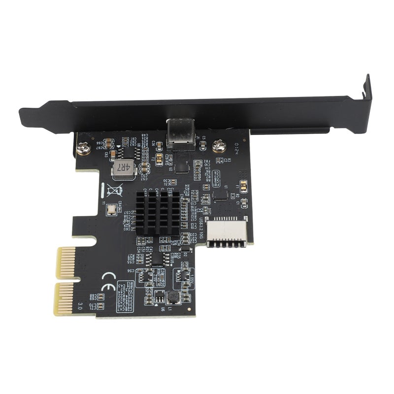 بطاقة توسعة USB 3.2 PCIE 2X بسرعة نقل عالية تصل إلى 10 جيجابت في الثانية - شريحة ASMedia ASM3142 ومنافذ من النوع C والنوع E لأنظمة ويندوز ولينكس - Image 4