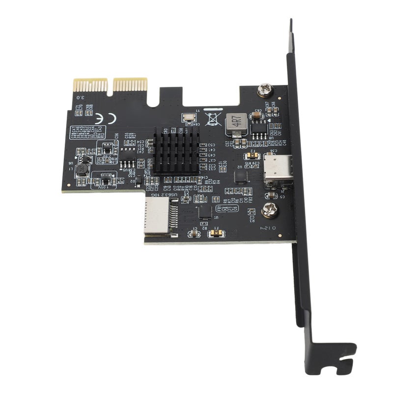 بطاقة توسعة USB 3.2 PCIE 2X بسرعة نقل عالية تصل إلى 10 جيجابت في الثانية - شريحة ASMedia ASM3142 ومنافذ من النوع C والنوع E لأنظمة ويندوز ولينكس - Image 3