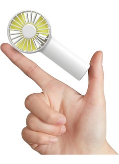 Mini Fan Battery Operated Handheld With 2000 Mah Or Usb Powered Personal Fan 3 Speeds Enhanced Airflow Rechargeable Quiet Pocket For Home Outdoor White - pzsku/ZEB42B818E40909657E1CZ/45/_/1718179901/3a4cf900-83df-4edc-8985-581e7eddb769