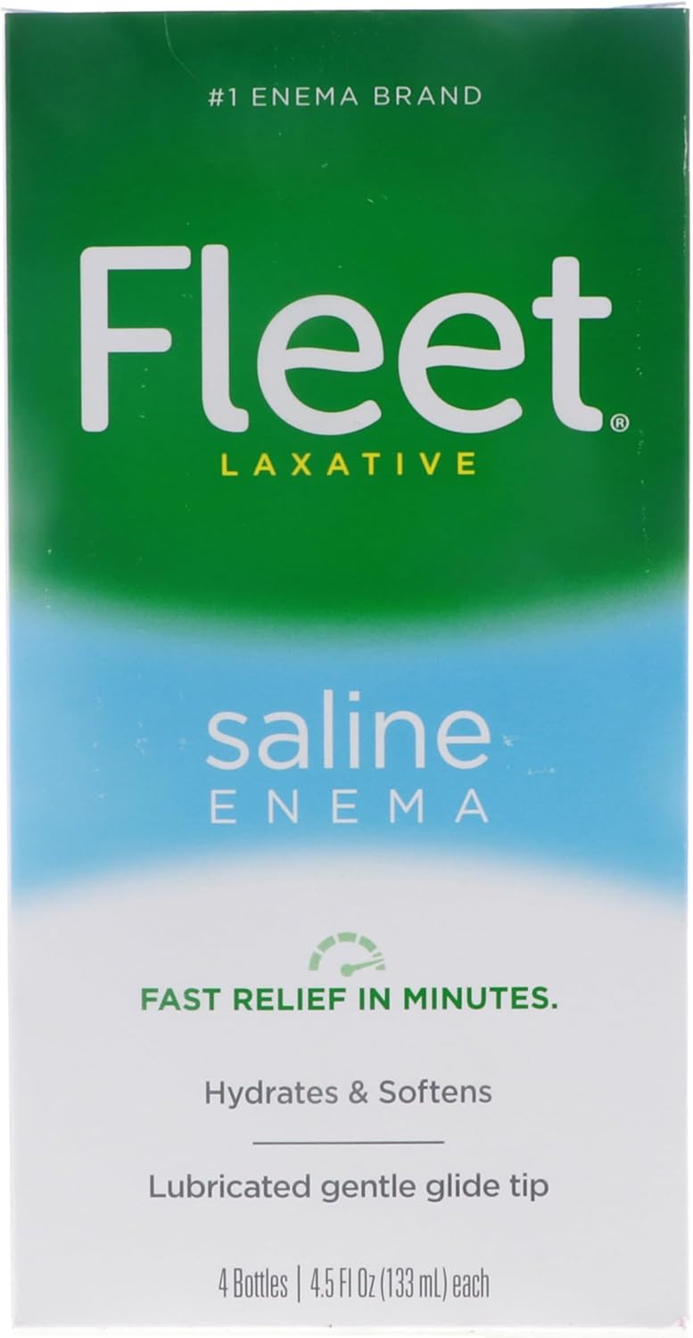 حقنة فليت الملحية 4.50 أونصة (عبوة من 3)