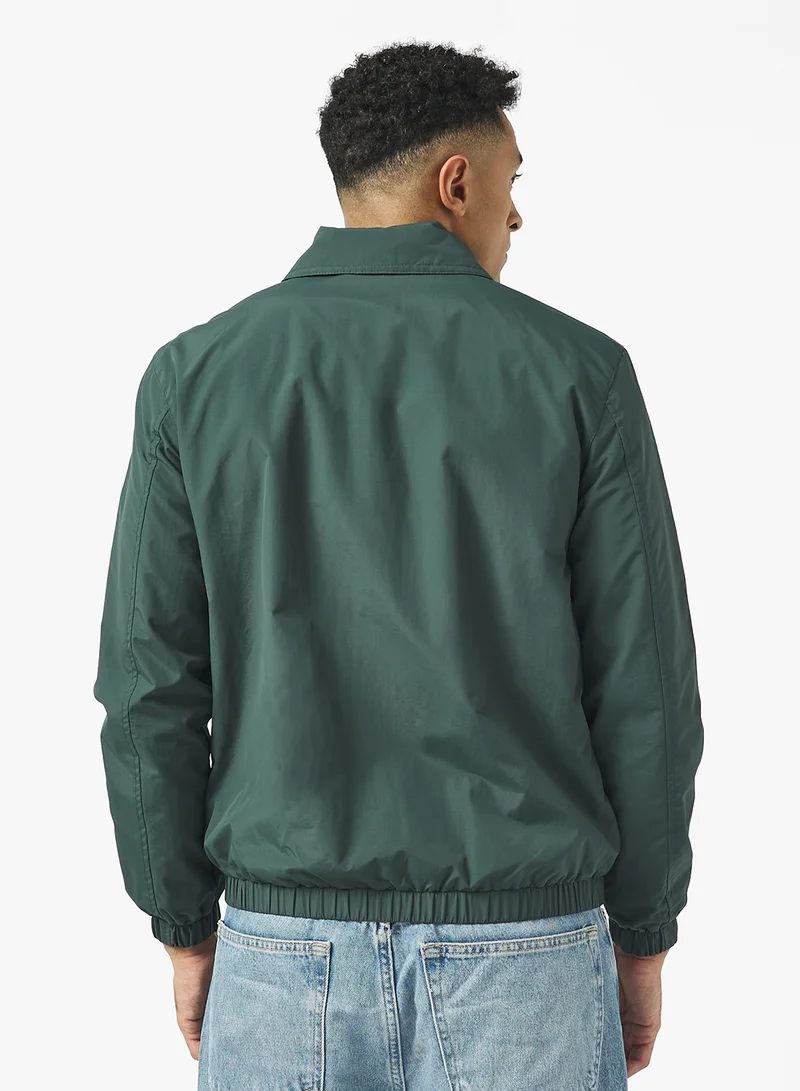 BRAVE SOUL Harrington Zip Through Bomber Jacket