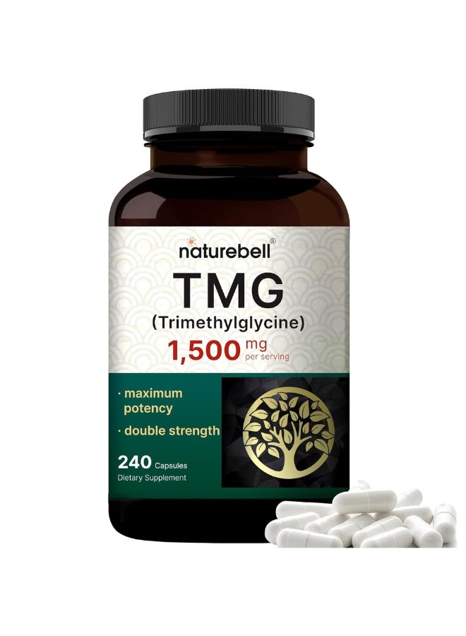 NatureBell TMG (Trimethylglycine) 1,500 mg – 240 Capsules