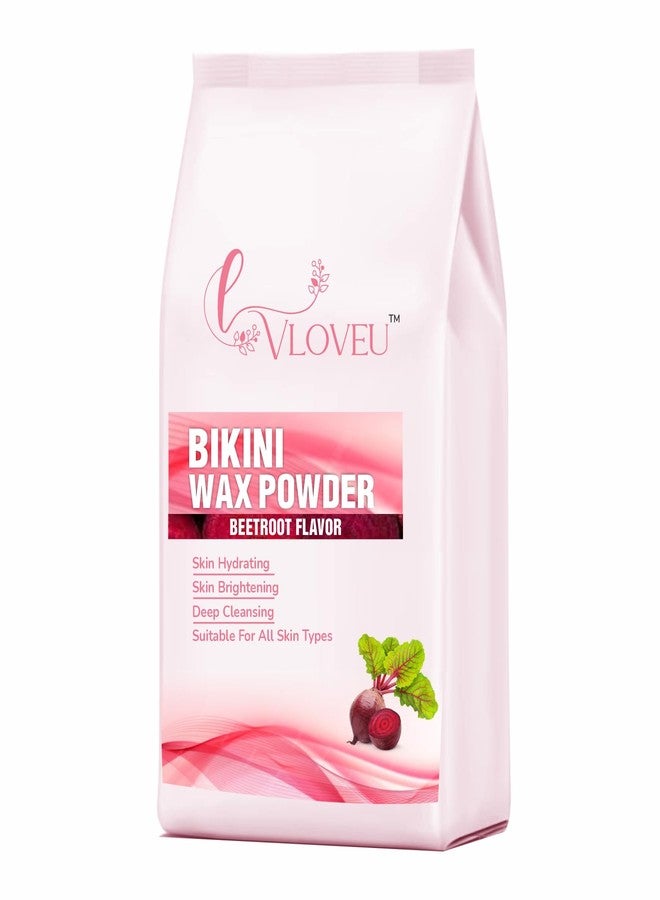 VLOVEU - Beetroot Bikini beetroot Wax Powder for Women - 120g, Pack of 1 | 5 Minutes Painless Herbal Wax Powder for Hair Removal | Easy to Use at Home, No Chemicals - Image 1