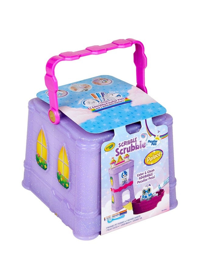 Crayola Scribble Scrubbie Peculiar Pets, Palace Playset with Yeti & Unicorn Toys, Kids Gifts for Girls & Boys, Ages 3, 4, 5, 9 - Image 3