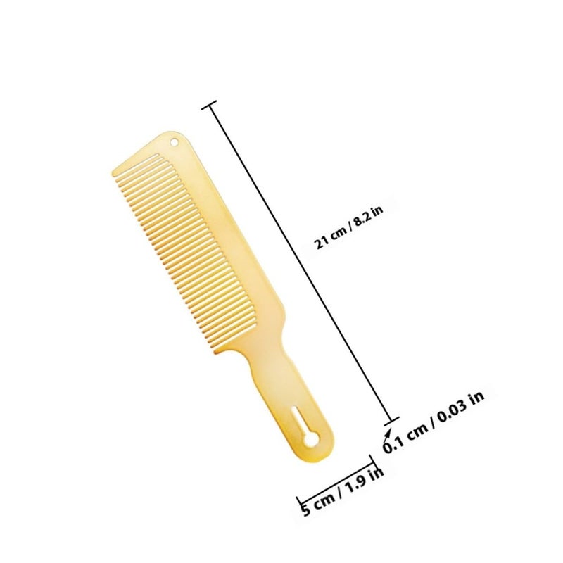 Wide Tooth Gold Handle Barber Comb For Men Styling Wet And Dry Hair - Image 3