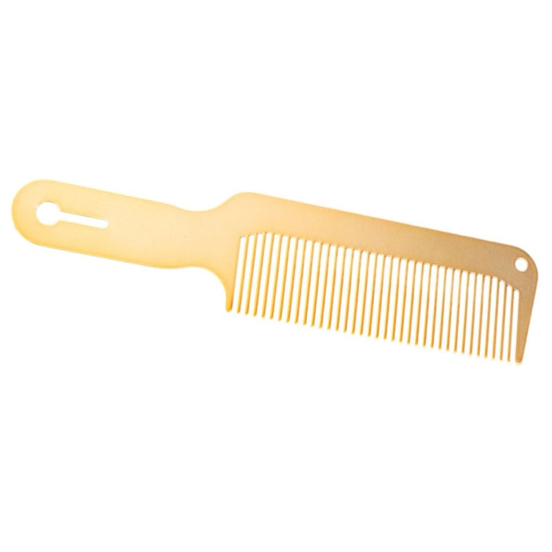 Wide Tooth Gold Handle Barber Comb For Men Styling Wet And Dry Hair - Image 2
