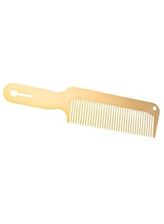 Wide Tooth Gold Handle Barber Comb For Men Styling Wet And Dry Hair - Image 1