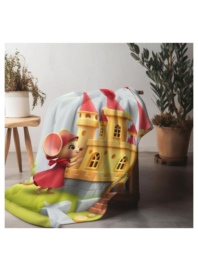 عام بطانية رقيقة من الفانيلا الكرتونية للأطفال والرضع (دافئة ومريحة، ومناسبة للنوم والألعاب) 70 سم * 100 سم - 996 - Image 5