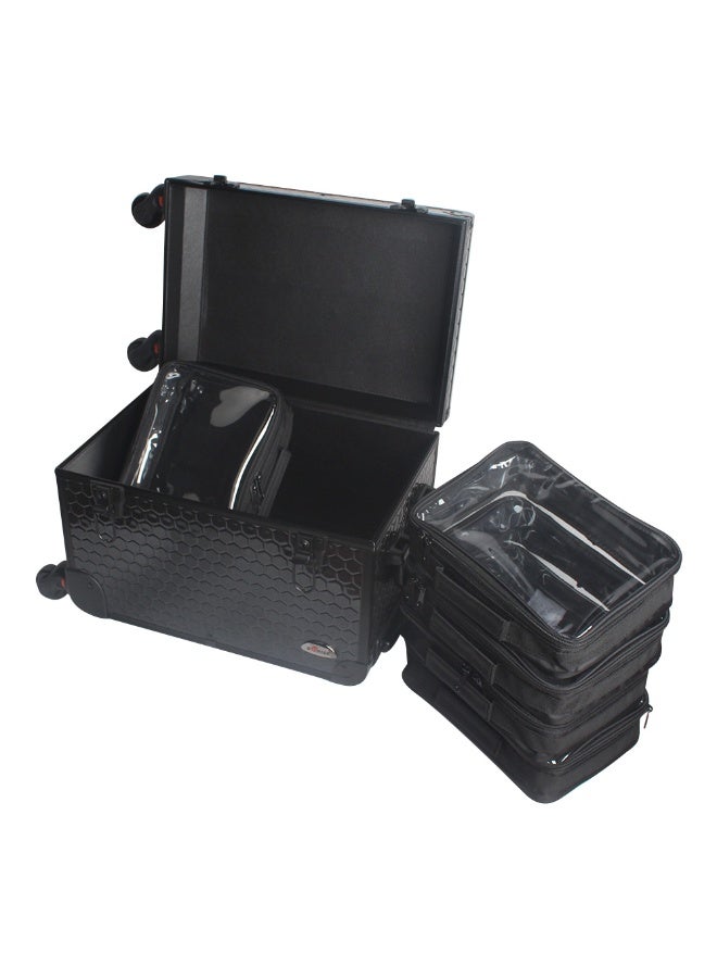 SUNRISE Premier Fantasy Collection Makeup Artists Cosmetics Train Case - Image 1