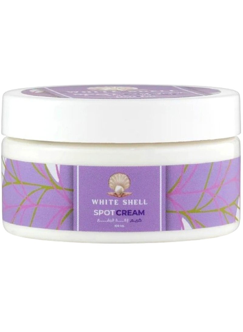 وايت شيل قشرة بيضاء (كريم مخصص لإزالة البقع ,وإزالة آثار الحبوب والندوب القديمة) 100 مل . - Image 2
