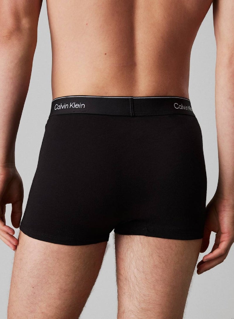 CALVIN KLEIN 3 Pack Relaxed Dart Trunks  - Image 4